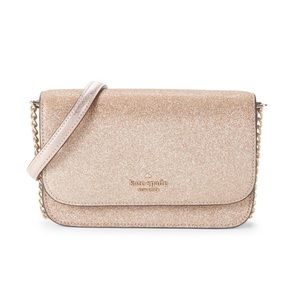 Kate Spade Gold Glitter Crossbody Bag